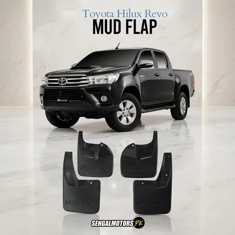 Toyota Hilux Revo Mud Flaps 4 Pcs 2016 - 2021 1