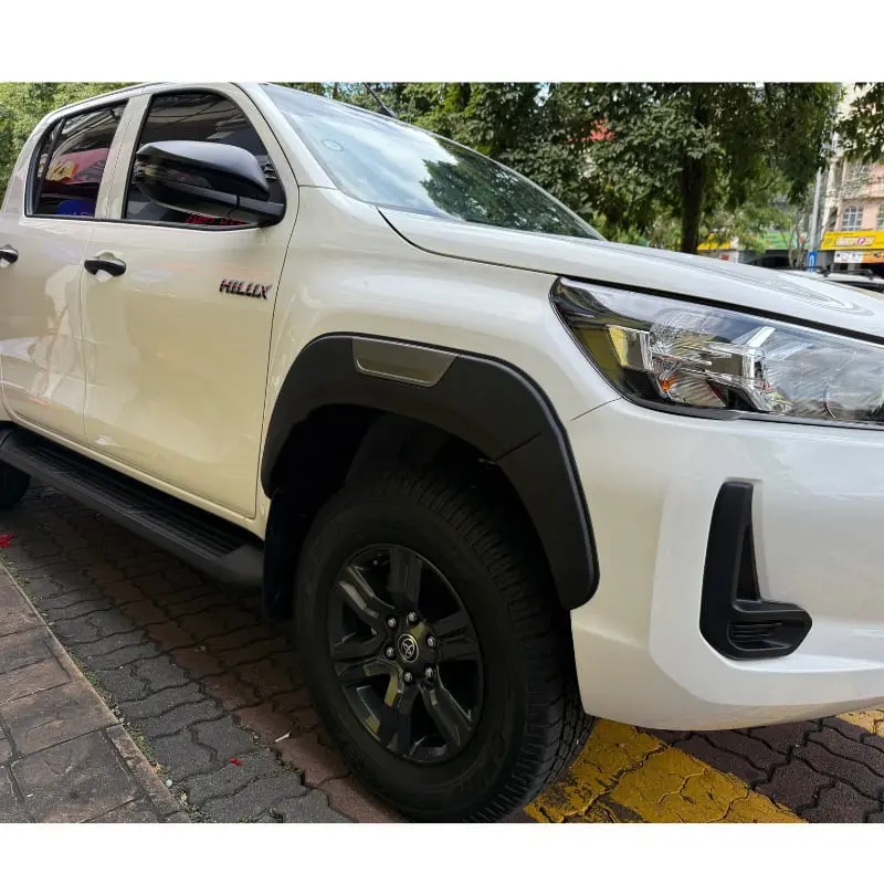 Toyota Hilux Revo Oem Fender Flares Matte Black 2016 - 2021 - 6 Pcs 1