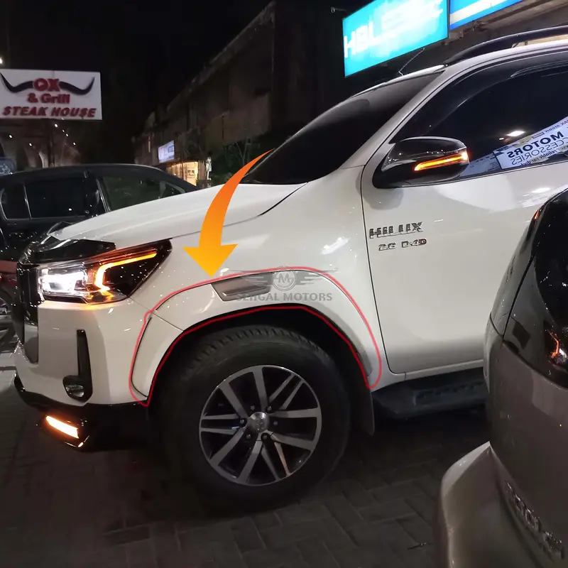 Toyota Hilux Revo Over Fender Slim Rbs White Model 2017-2021 Thailand 1