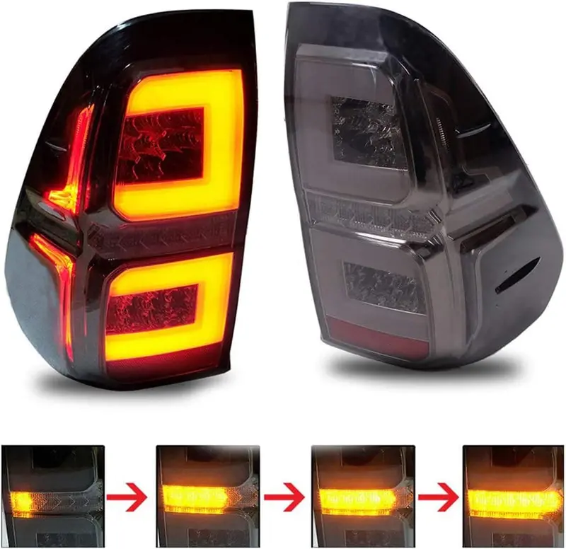 Toyota Hilux Revo/Rocco Back Lamps Light Smoke V1 2