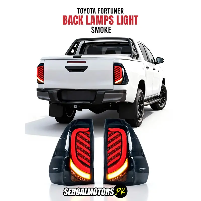 Toyota Hilux Revo/Rocco Back Lamps Light Smoke V2 1