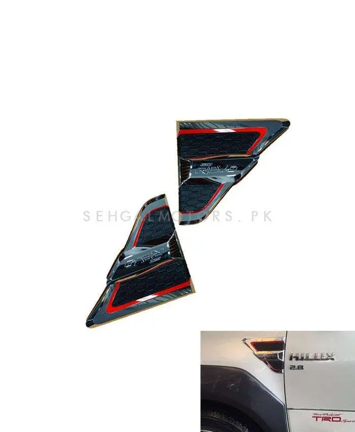 Toyota Hilux Revo/Rocco Chrome Decorative Wheel Arch Style B 2