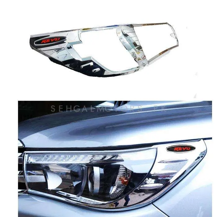 Toyota Hilux Revo/Rocco Chrome Headlights / Head Lamps Cover 2