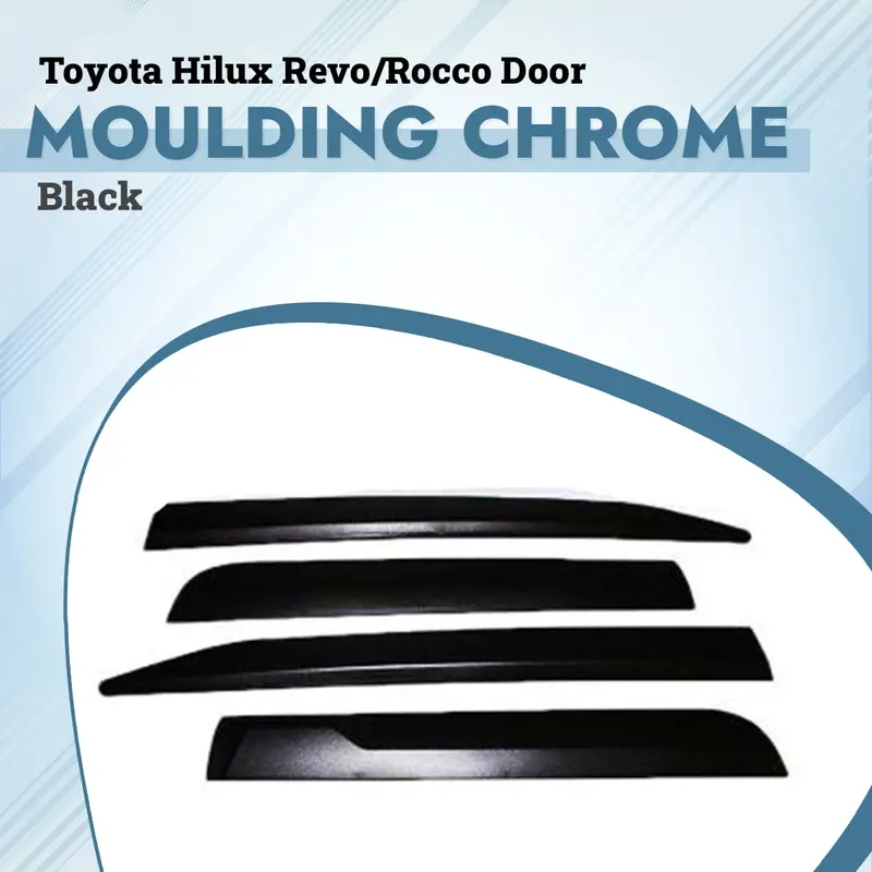 Toyota Hilux Revo/Rocco Door Moulding Black 1