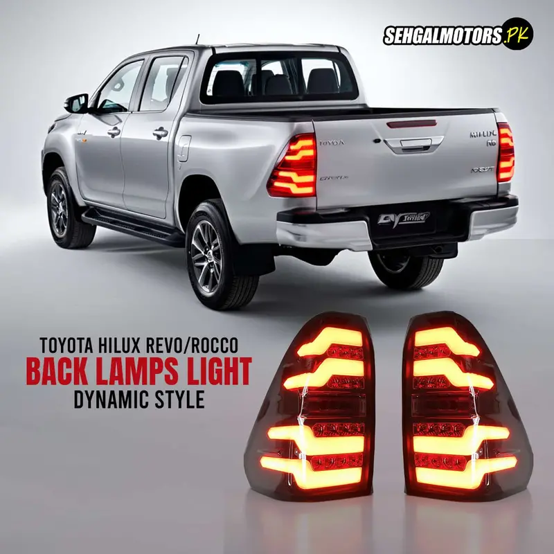 Toyota Hilux Revo/Rocco Dynamic Style Back Lamps 1