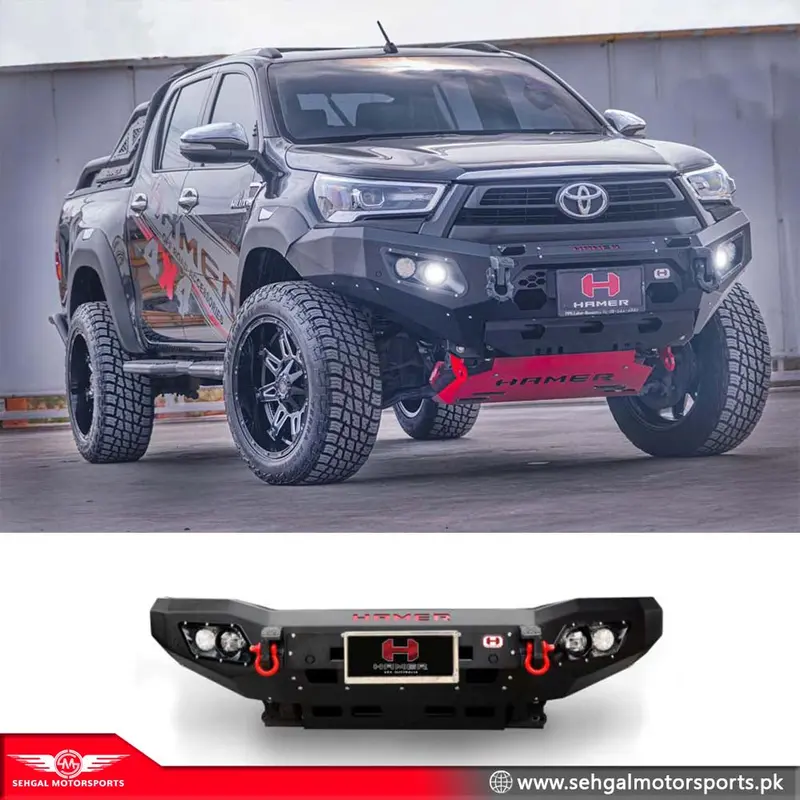 Toyota Hilux Revo / Rocco Front Bumper Hamer W/O Glasses Model 2022-2025 1