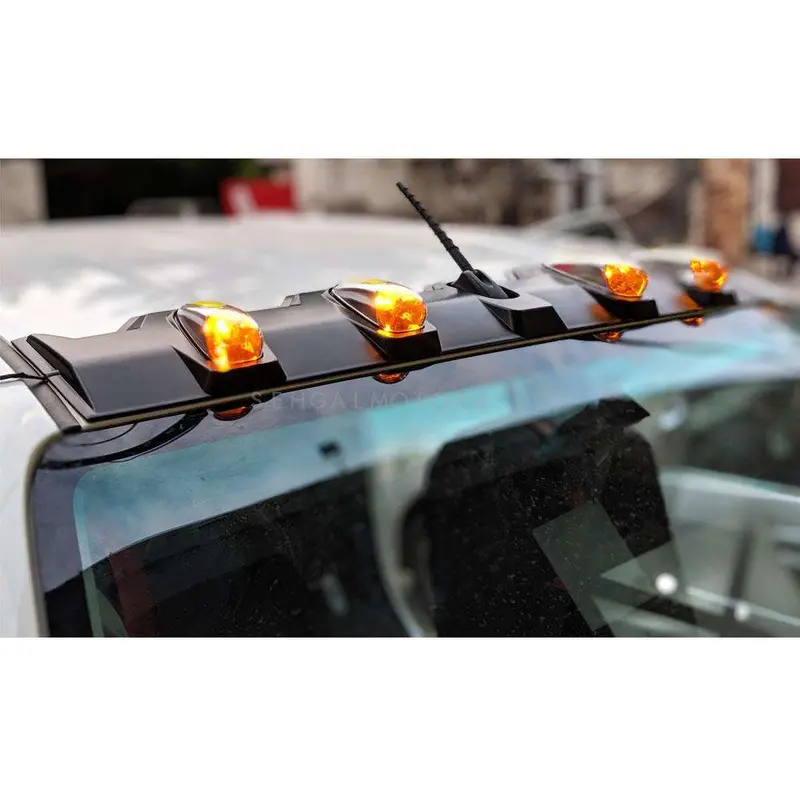 Toyota Hilux Revo/Rocco Front Roof Led Spoiler Hummer Style 2