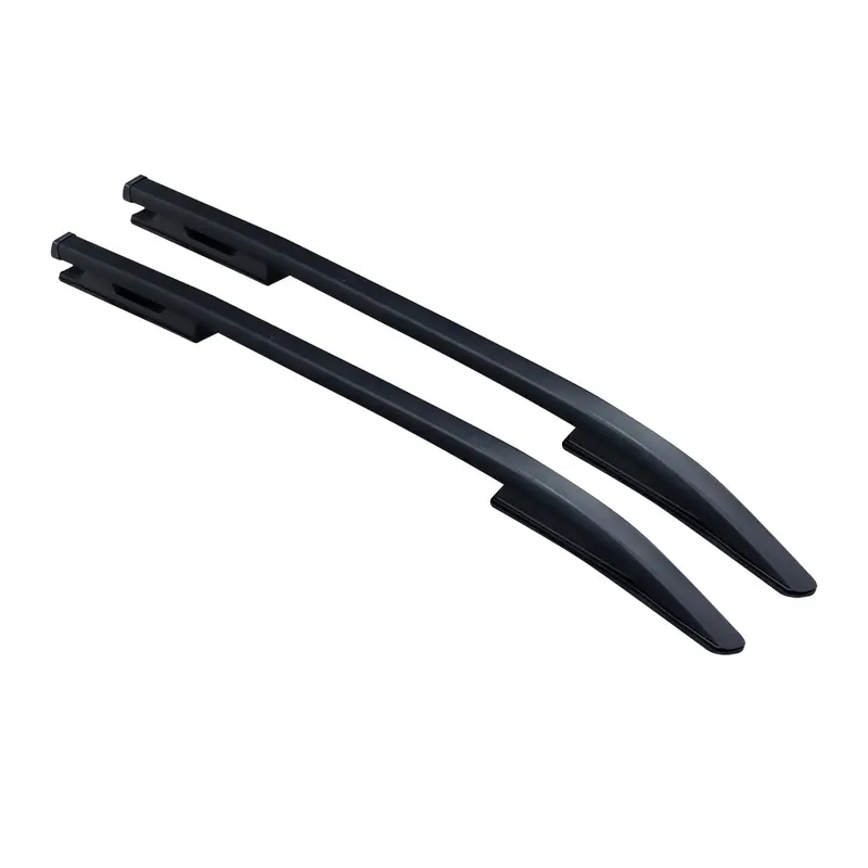 Toyota Hilux Revo/Rocco Heavy Duty Aero Style Roof Rail Black 1