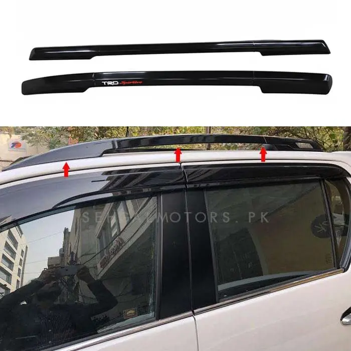 Toyota Hilux Revo/Rocco Roof Rail Black 1