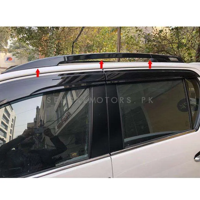 Toyota Hilux Revo/Rocco Roof Rail Black 2
