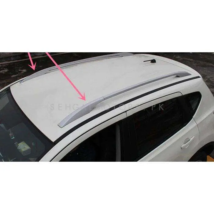 Toyota Hilux Revo/Rocco Roof Rail Silver 1