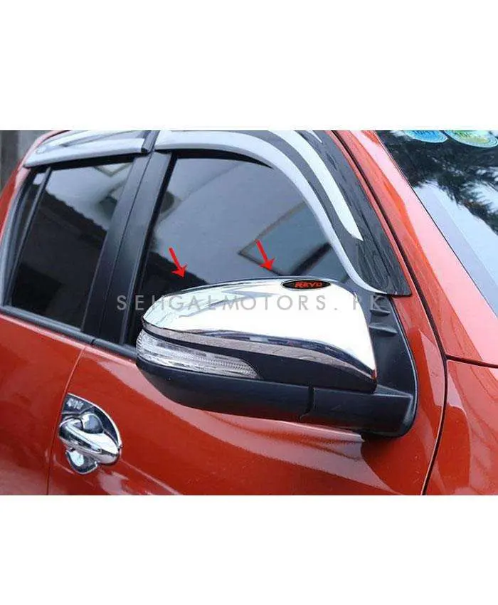 Toyota Hilux Revo/Rocco Side Mirror Chrome Cover 1