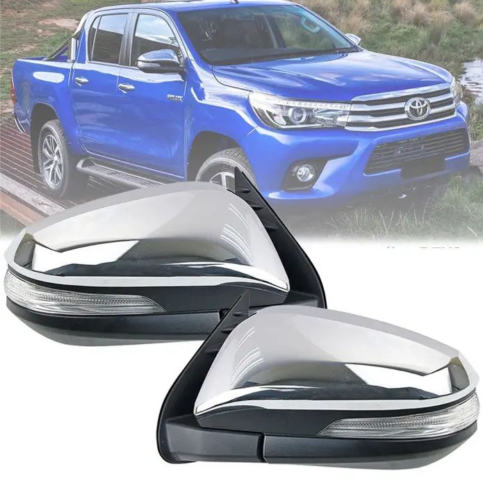 Toyota Hilux Revo/Rocco Side Mirror - Manual 5 Wire Version 2