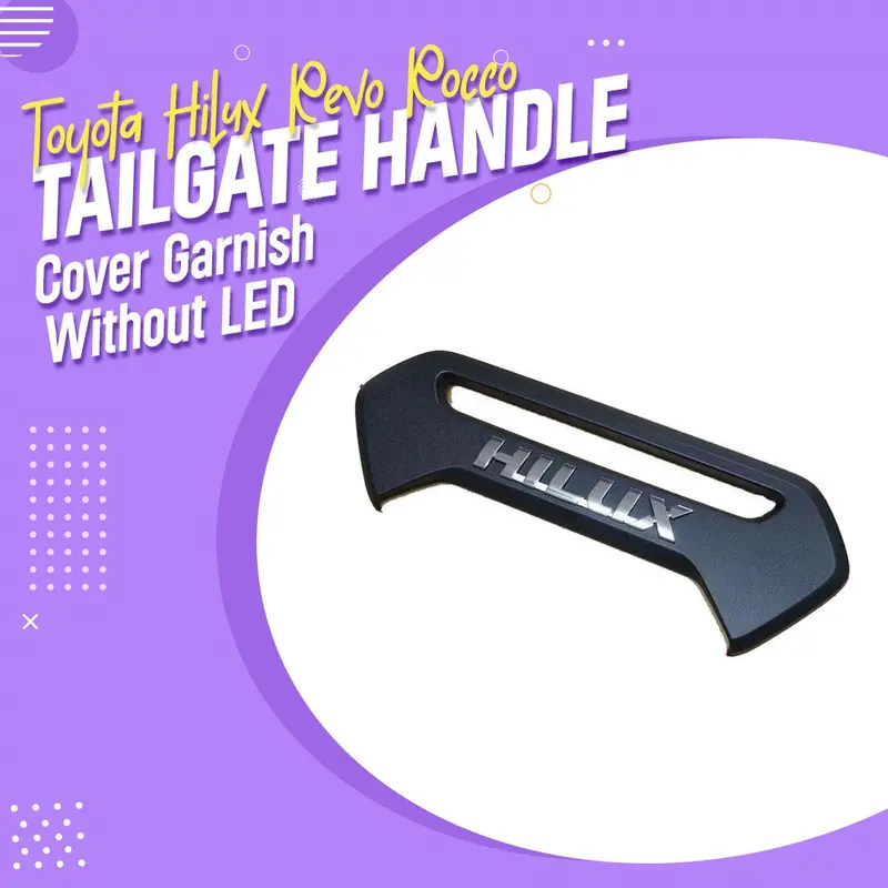 Toyota Hilux Revo/Rocco Tailgate Handle Cover Garnish Without Led 1