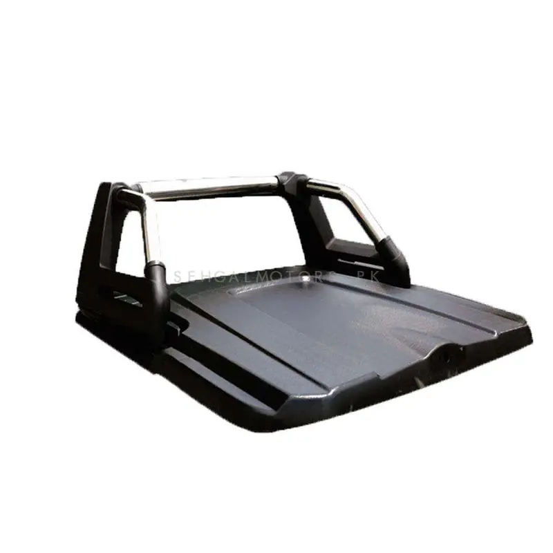 Toyota Hilux Revo/Rocco Tonneau Super Lid With Roll Bar | Pick Up Truck Tonneau Cover 1