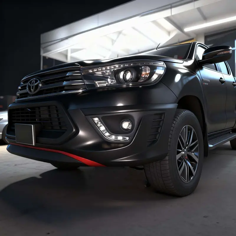 Toyota Hilux Revo/Rocco Trd Style Complete Bodykit Front Back 2 Pcs 2