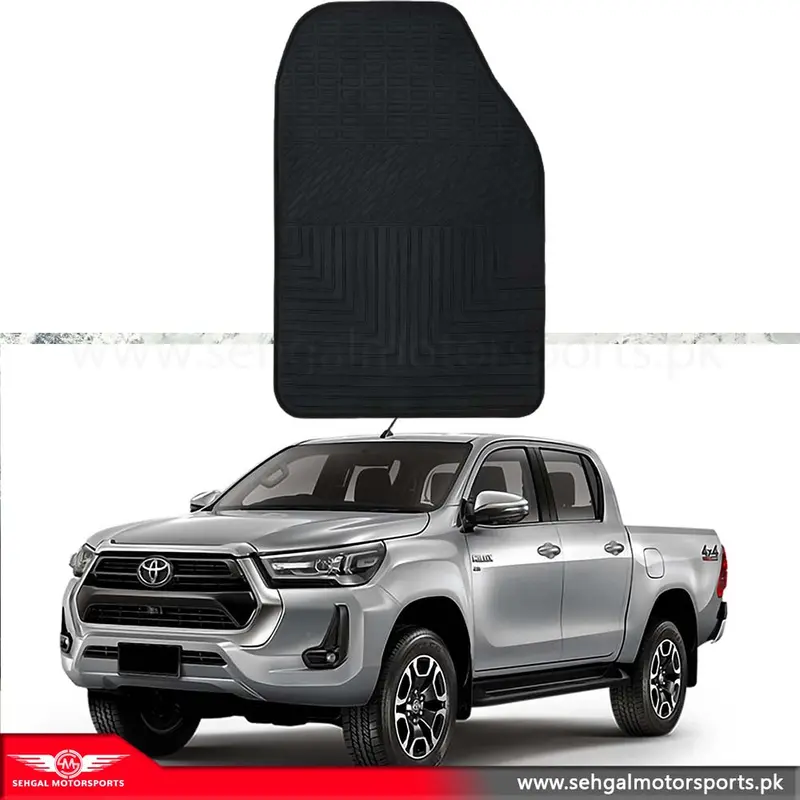 Toyota Hilux Revo Rubber Floor Mat Model 2017-2024 1