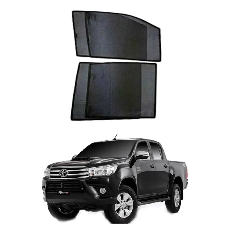 Toyota Hilux Revo Side Sunshade Black Without Logo Model 2017-2021 1