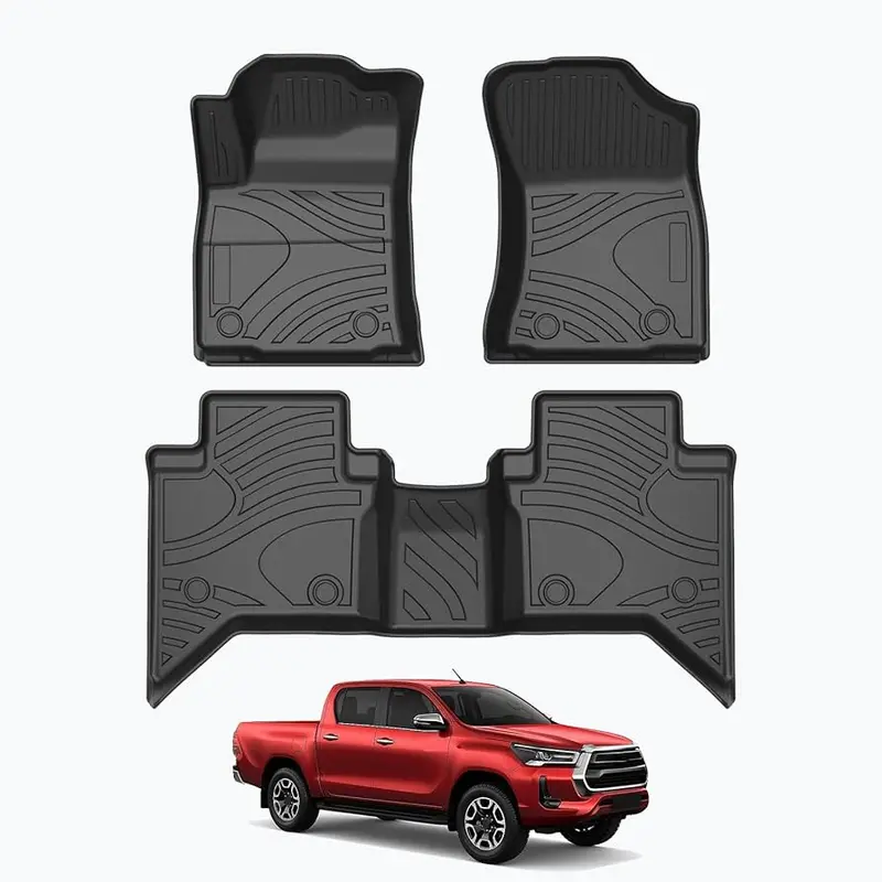 Toyota Hilux Revo Tpe Floor Mats Model: 2017-2024 1