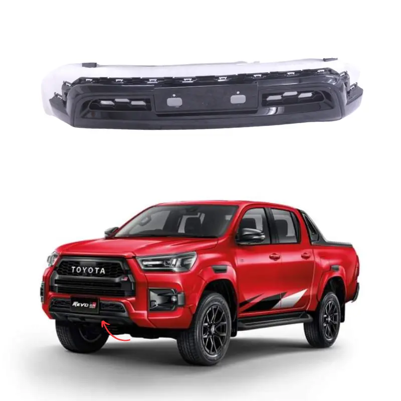 Toyota Hilux Rocco Front Bumper Diffuser Model 2023-2024 1