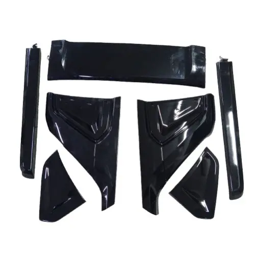 Toyota Hilux Rocco Gr Roll Bar Glossy Black Plastic - Model 2021-2022 1