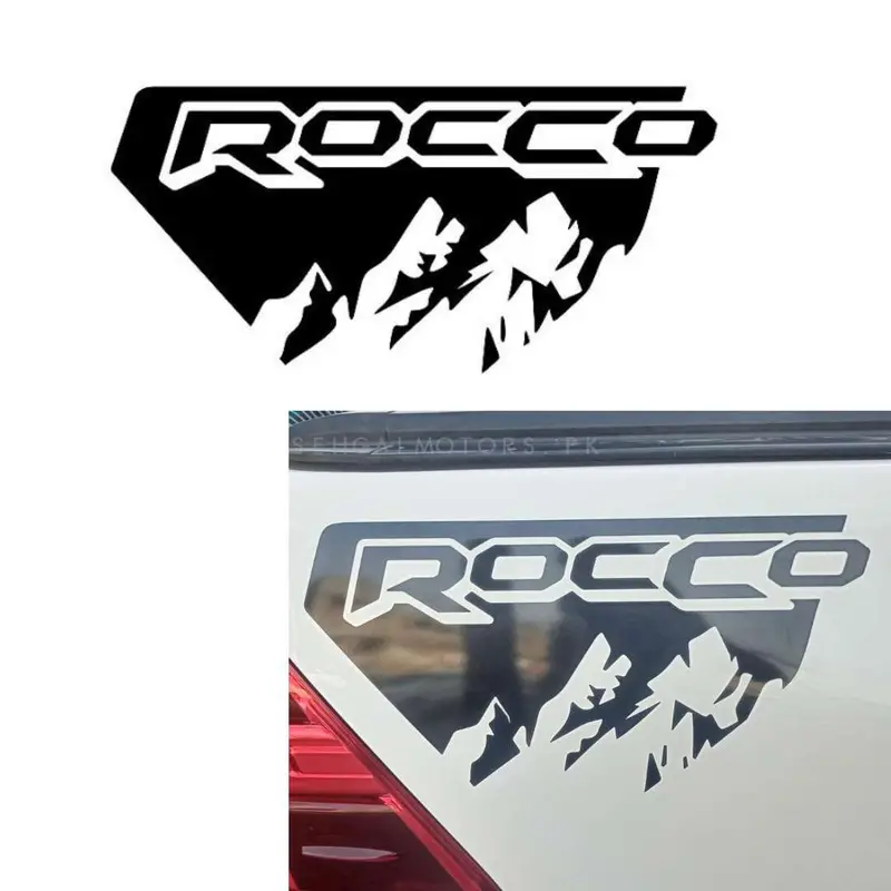 Toyota Hilux Rocco Graphics Vinyl Decal Car Styling Trunk Decor Sticker Pair - Black 2022 2
