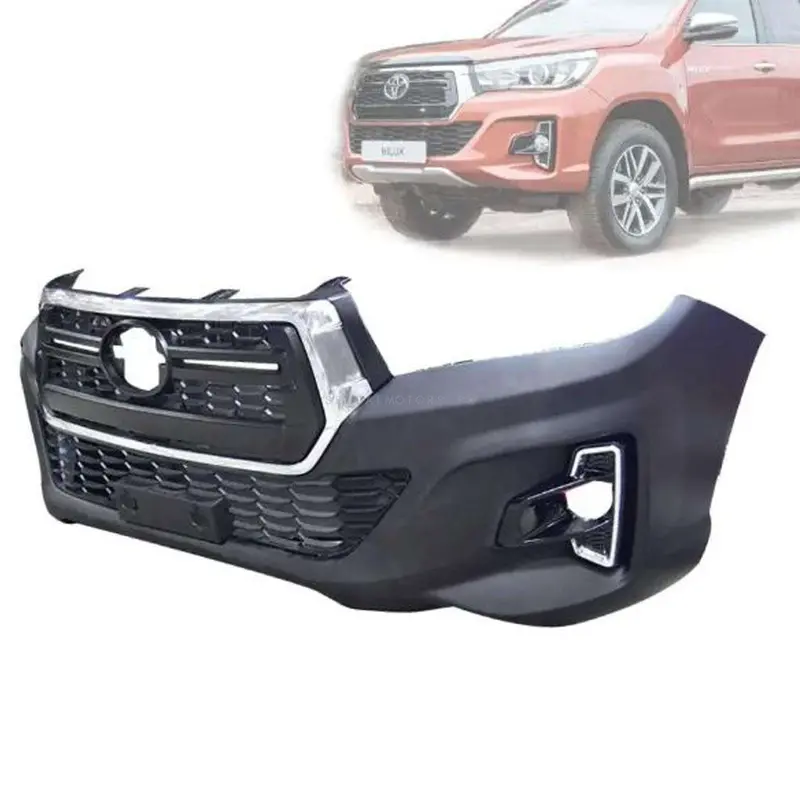 Toyota Hilux Rocco Oem 2020 Front Rbs Bumper With Lower Grille And Chrome 1