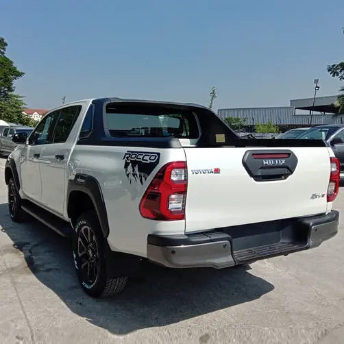 Toyota Hilux Rocco Oem Back Bumper - Chrome Gray 1