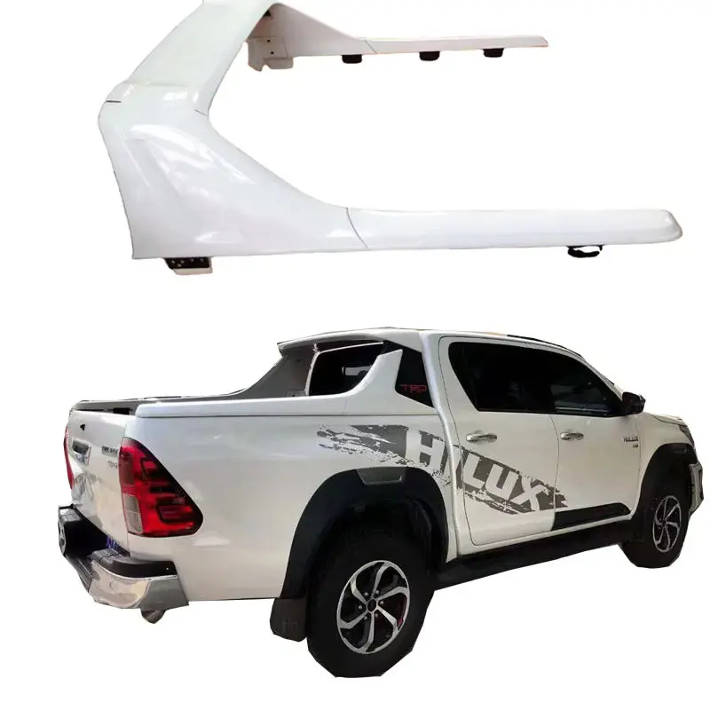 Toyota Hilux Rocco Roll Bar Oem Style White (Fiber) Model 2017-2023 1