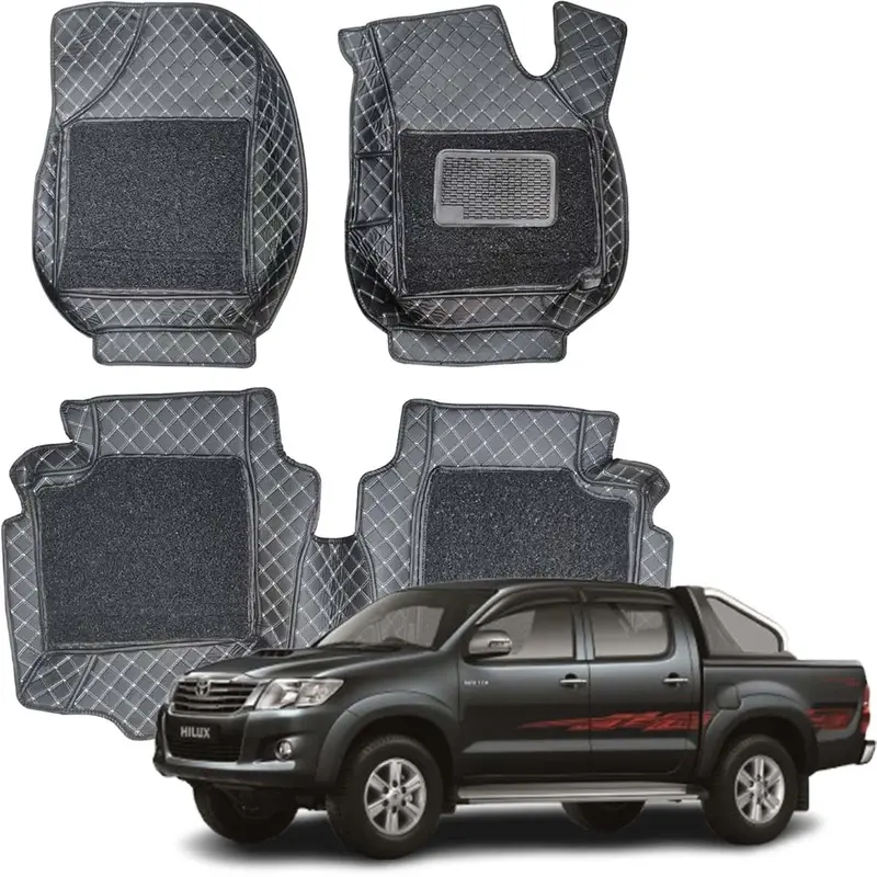 Toyota Hilux Vigo 9D Floor Mat Black Model 2005-2016 1
