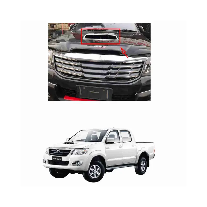 Toyota Hilux Vigo Bonnet Scoop Mufler Model 2005-2016 1