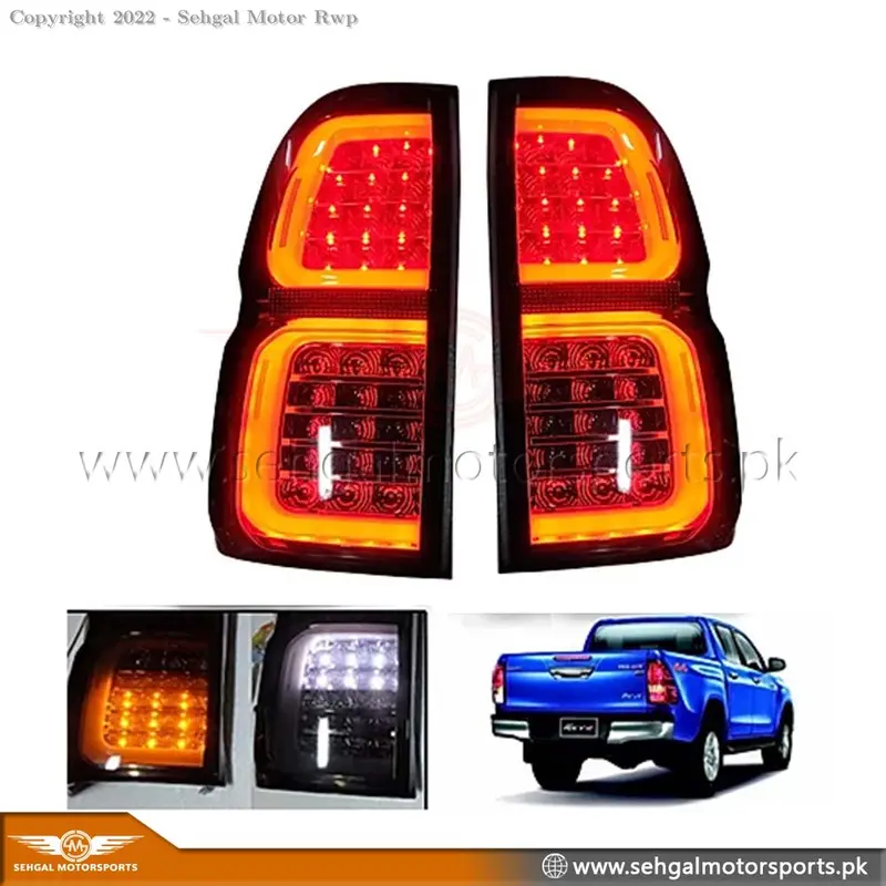 Toyota Hilux Vigo Champ Back Light Full Smoke Rocco Style Model 2012-2016 1