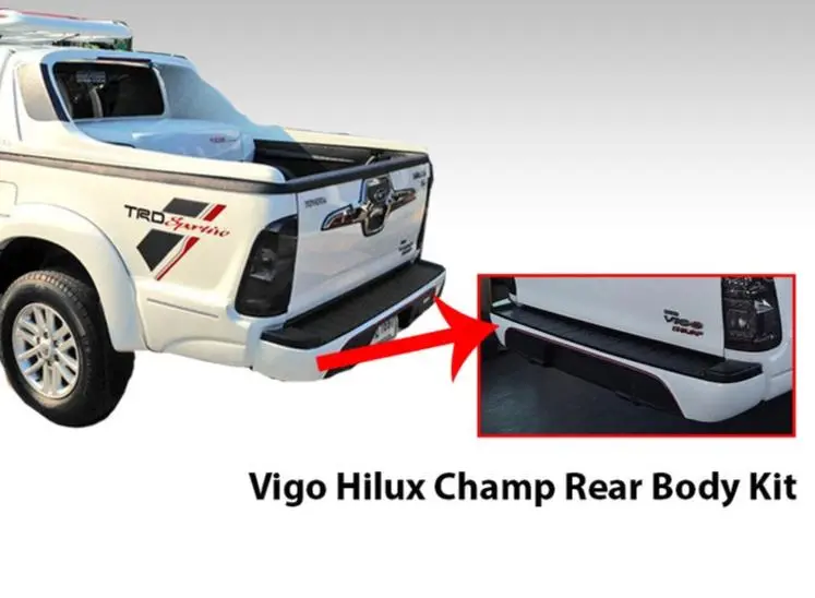 Toyota Hilux Vigo Champ Body Kit Trd Style (Back) Thailand Model 2012-2016 White 1