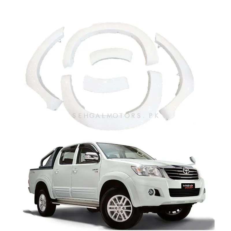 Toyota Hilux Vigo Champ Fender Flares 6 Pc - Model 2005-2016 1