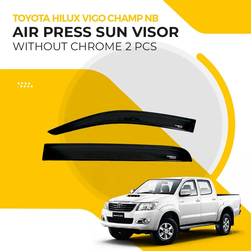 Toyota Hilux Vigo Champ Nb  Air Press Sun Visor 2005 - 2016 - Without Chrome 1