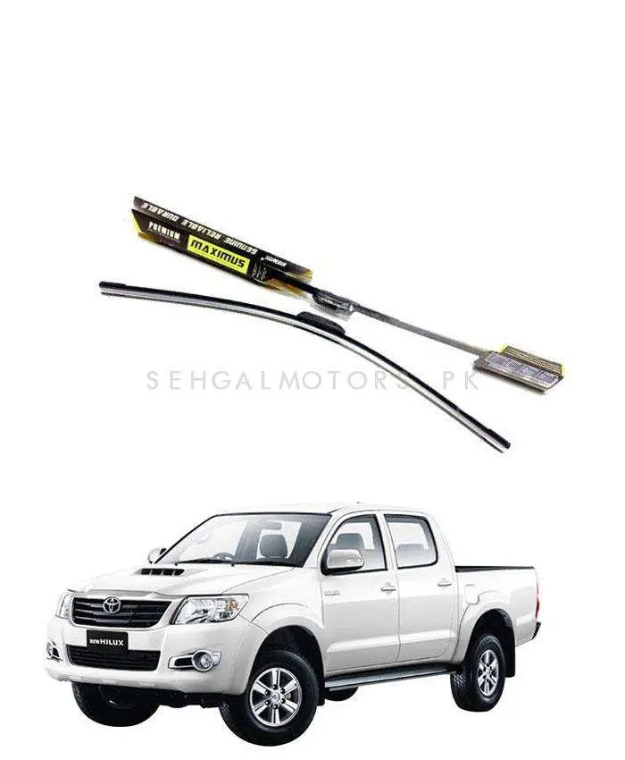 Toyota Hilux Vigo Maximus Premium Silicone Wiper Blades 2005 - 2016 1