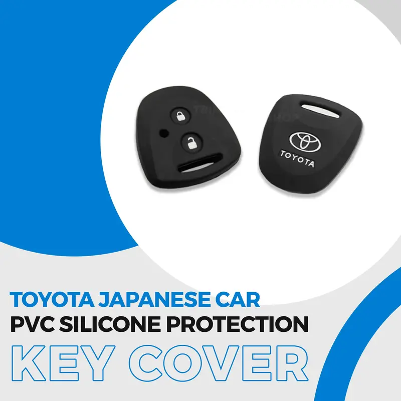 Toyota Japanese Car Pvc Silicone Protection Key Cover 2 Button 1