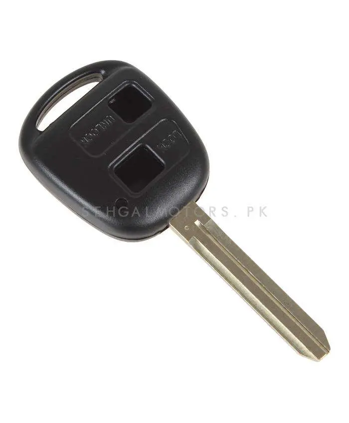 Toyota Key Shell Case Cover Black 2 Button - Replacement Casing 2