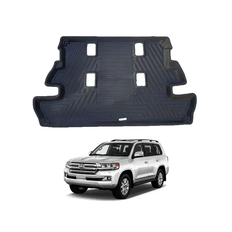 Toyota Land Cruiser 3D Trunk Mat Black Model 2010-2018 1