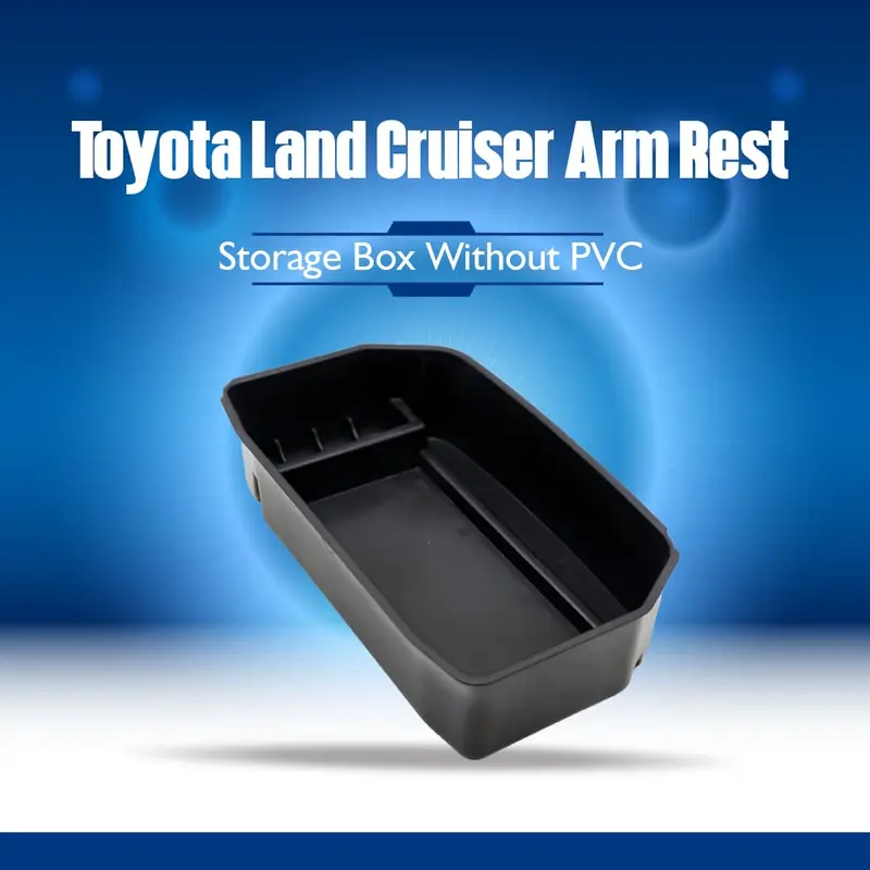 Toyota Land Cruiser Arm Rest Storage Box Without-Pvc- Model 2015-2018 1