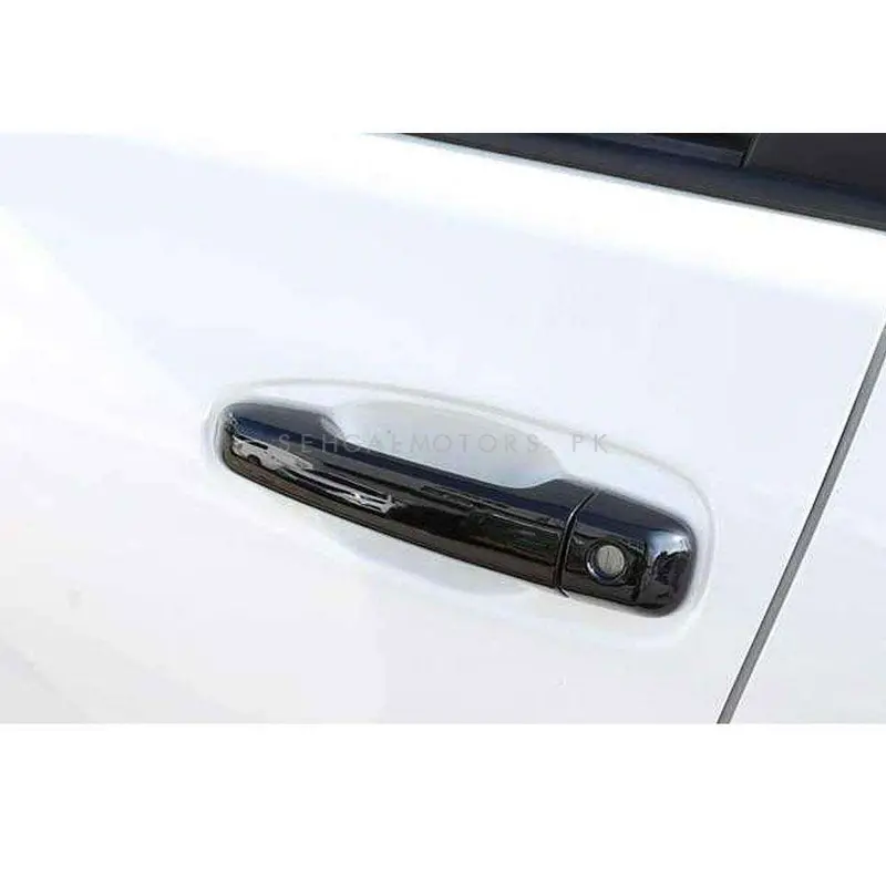 Toyota Land Cruiser Black Chrome Handle Cover (2 Pcs) 2016 - 2022 2