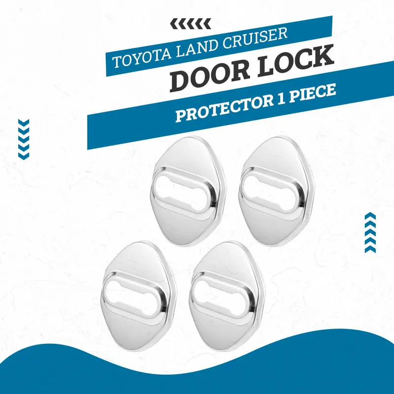 Toyota Land Cruiser Door Lock Protector 1 Piece - Car Interior Door Lock Cover Buckle | Car Door Protector Lock Cover 1