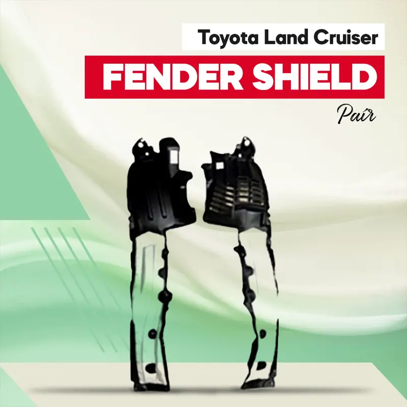 Toyota Land Cruiser Fender Shield Pair 2010-2016 1