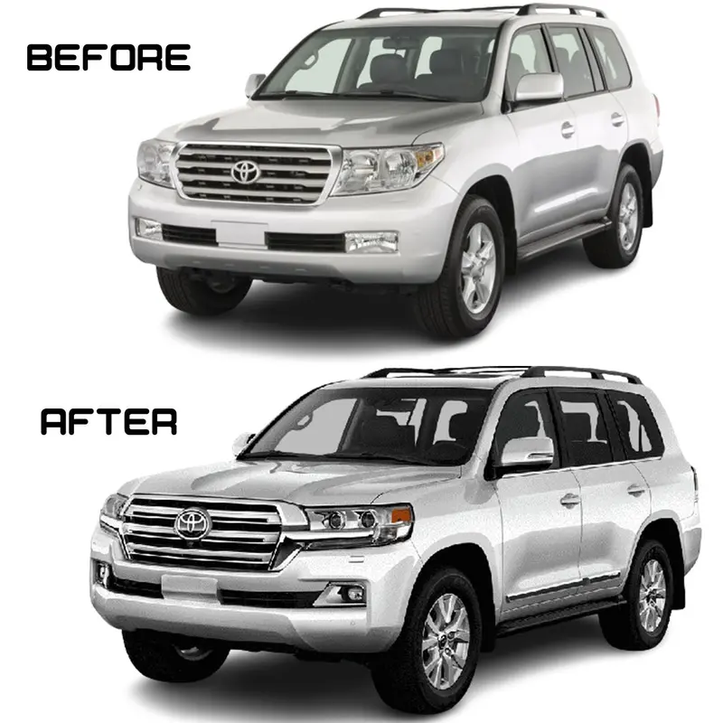 Toyota Land Cruiser Fj-200 2008-2015 Conversion Into 2016-2020 ( W/O Lights And Grill) 1