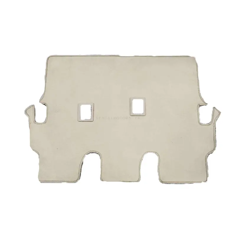 Toyota Land Cruiser Fj200 5D Tpe Trunk Mat - Beige 2 Holes 2015 2