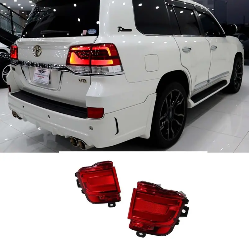 Toyota Land Cruiser Fj200 Back Bumper Reflector Model 2015-2022 1