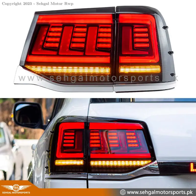 Toyota Land Cruiser Fj200 Back Light Matrix Style V2 Model 2016-2020 1