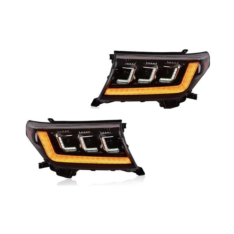 Toyota Land Cruiser Fj200 Head Light Lexus Style Model 2008-2015 1