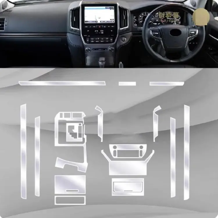 Toyota Land Cruiser Fj200 Interior Ppf Tpu  Sheets - Model 2018 - Paint Protection Film 1