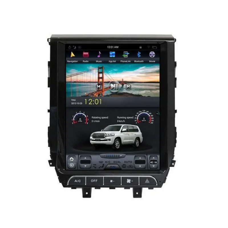 Toyota Land Cruiser Fj200 Mtk Tesla 12Inches - Model 2016-2018 1